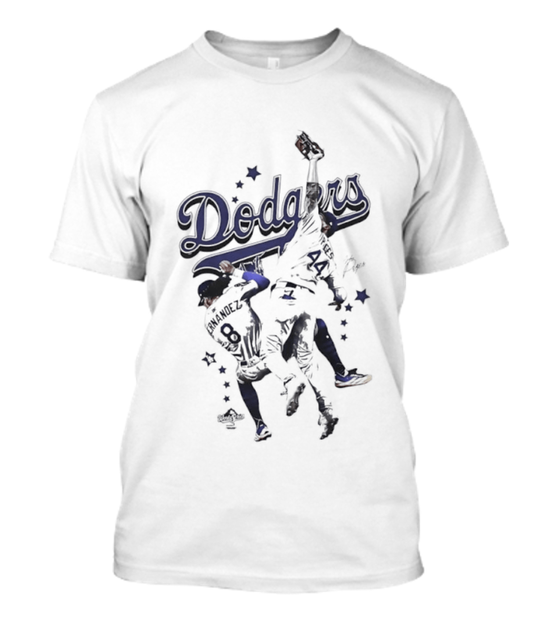 Enrique Hernandez Andy Pages Dodgers Stars Baseball Action T-Shirt