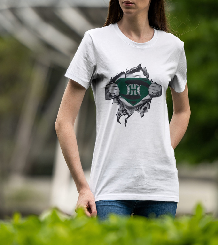 Hawaii Rainbow Warriors Superman NCAA Fan T-Shirt