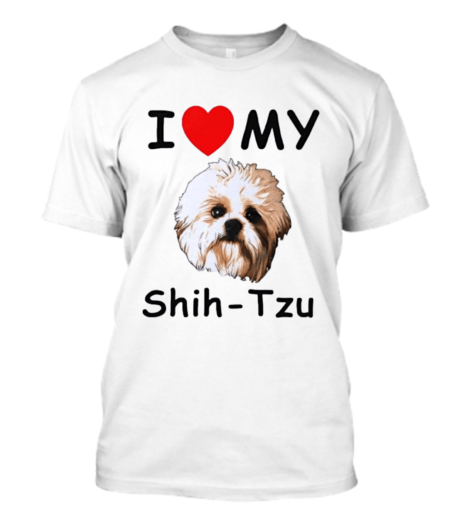 I Love My Shih Tzu Dog T-Shirt