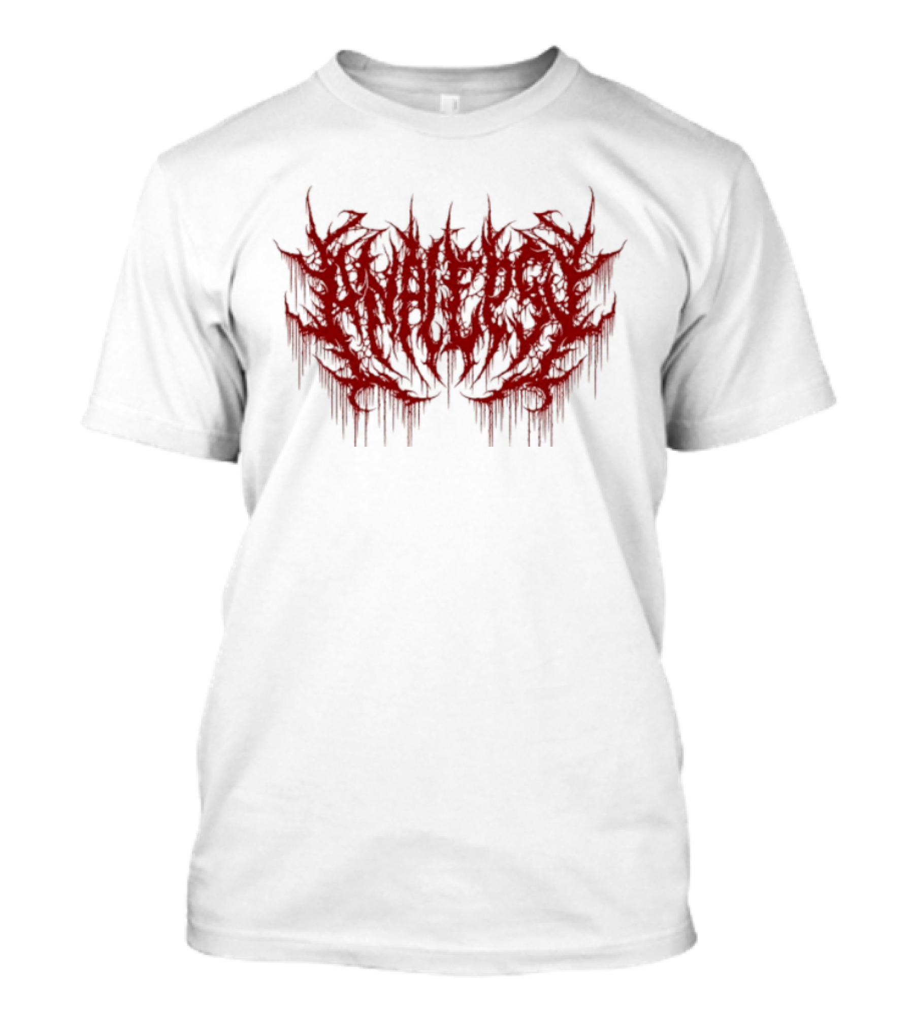 Miasma Records Analepsy Red Drip Graphic Exclusive T-Shirt