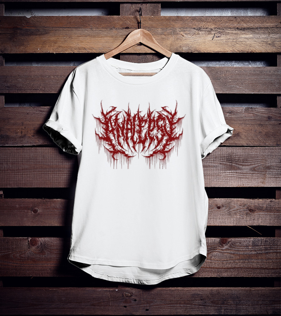 Miasma Records Analepsy Red Drip Graphic Exclusive T-Shirt