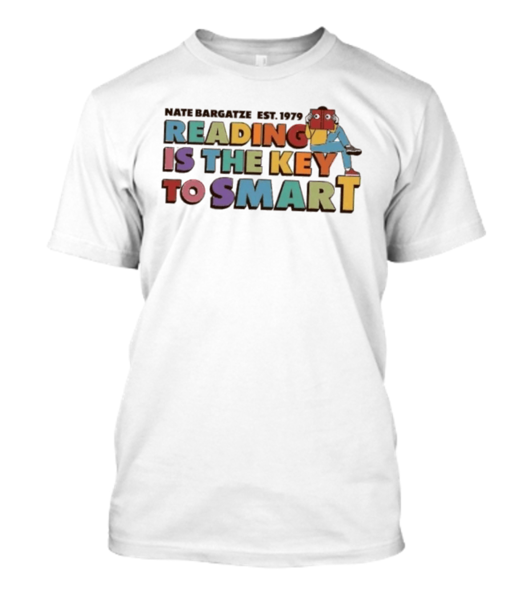 Nate Bargatze Est. 1979 Reading Is The Key To Smart T-Shirt