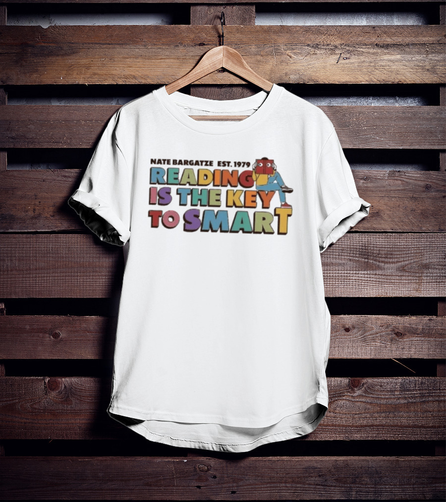 Nate Bargatze Est. 1979 Reading Is The Key To Smart T-Shirt