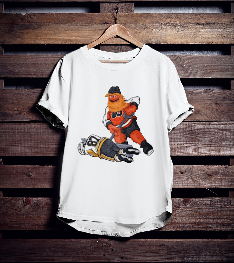 Sidney Crosby Philadelphia Flyers Gritty NHL Pittsburgh Penguins Hockey T-Shirt