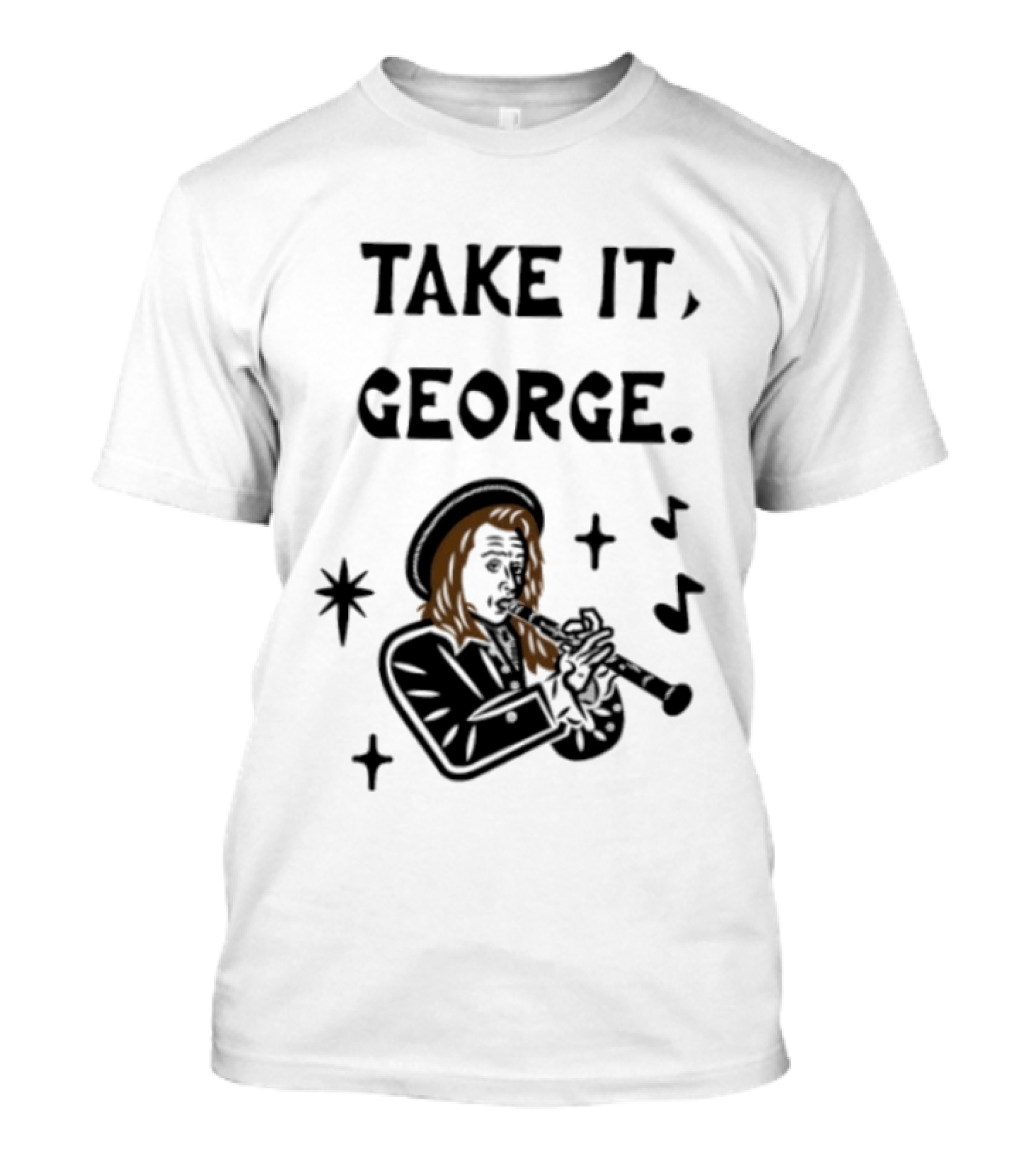 Take It George Clarinet Player Music Notes T-Shirt
