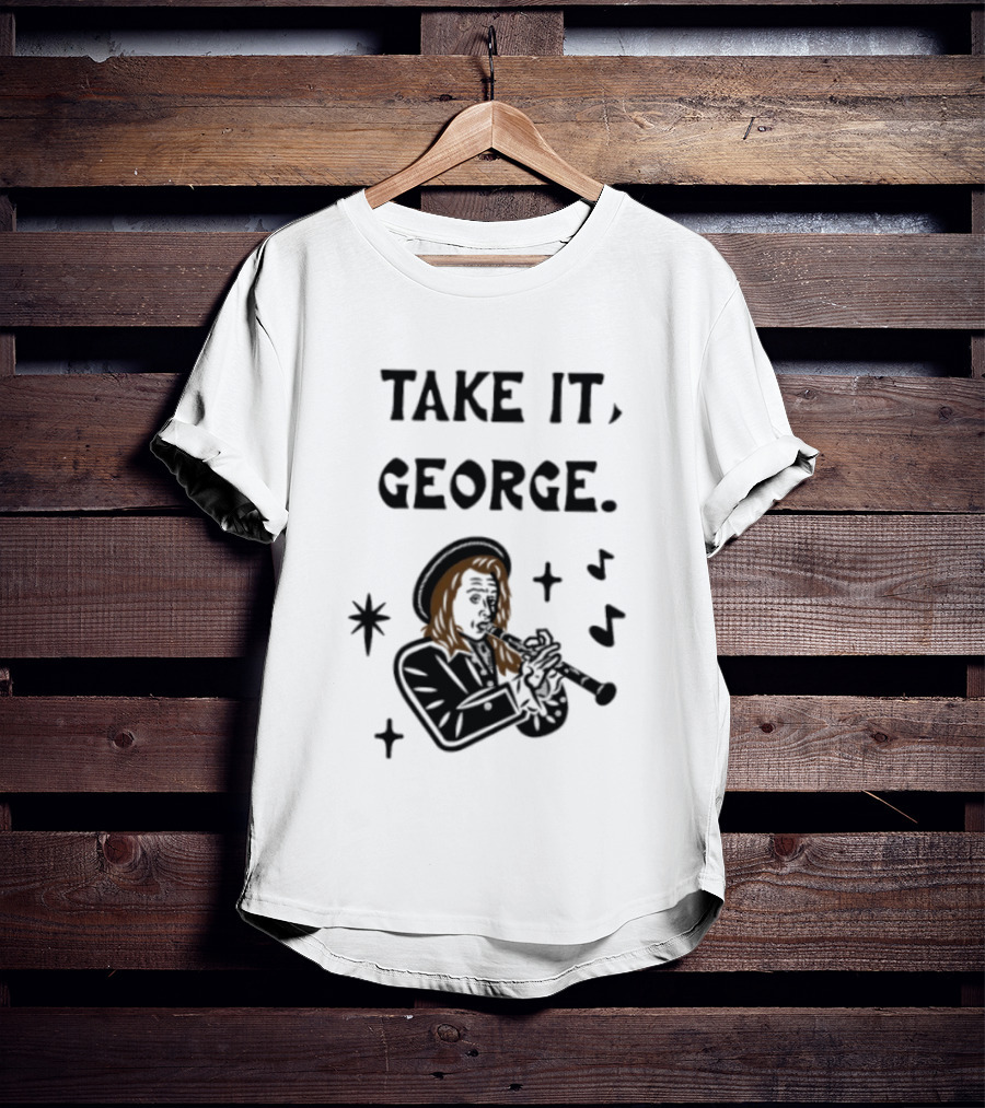 Take It George Clarinet Player Music Notes T-Shirt