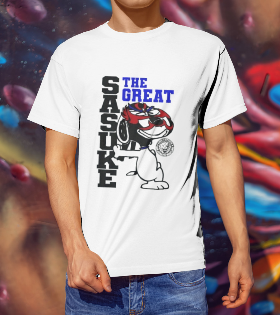 The Great Sasuke Snoopy New Japan Pro Wrestling T-Shirt