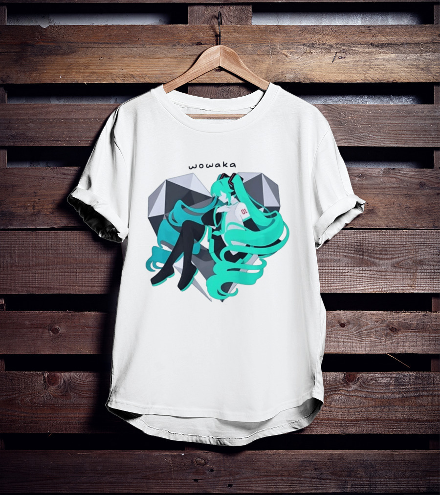 Wowaka 01 Hatsune Miku Heart Vocaloid Anime T-Shirt