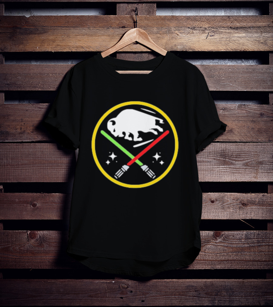 Buffalo Sabres X Star Wars May The 4th Be With You Lightsabers T-Shirt