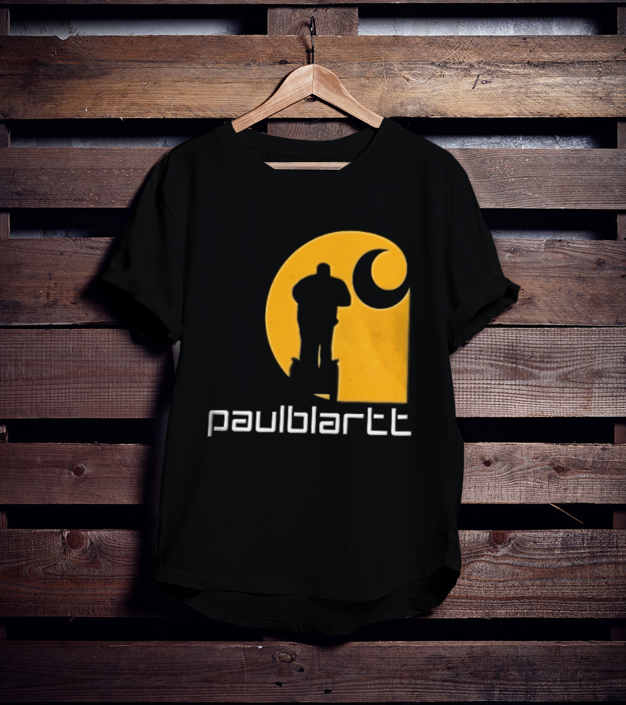 Paulblartt Security Guard Segway Yellow Swirl T-Shirt