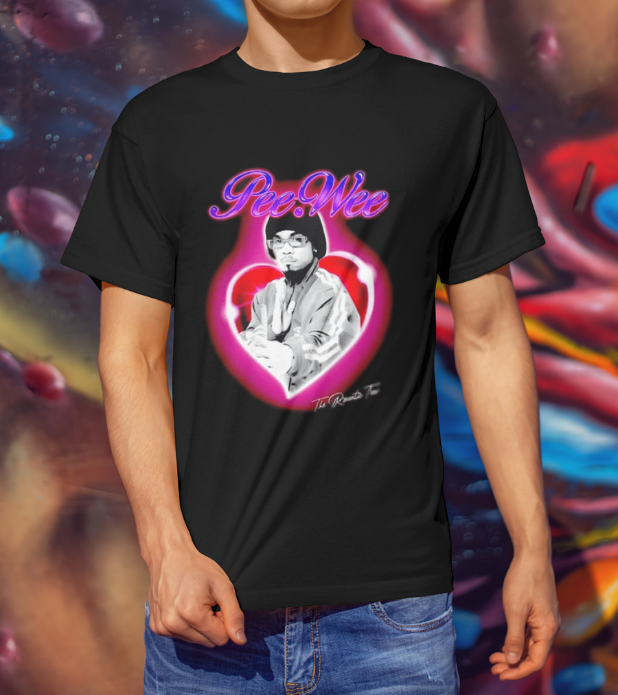 Pee Wee The Romantic Tour Heart Iconic Rap Hip Hop Artist T-Shirt