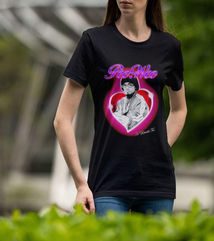 Pee Wee The Romantic Tour Heart Iconic Rap Hip Hop Artist T-Shirt