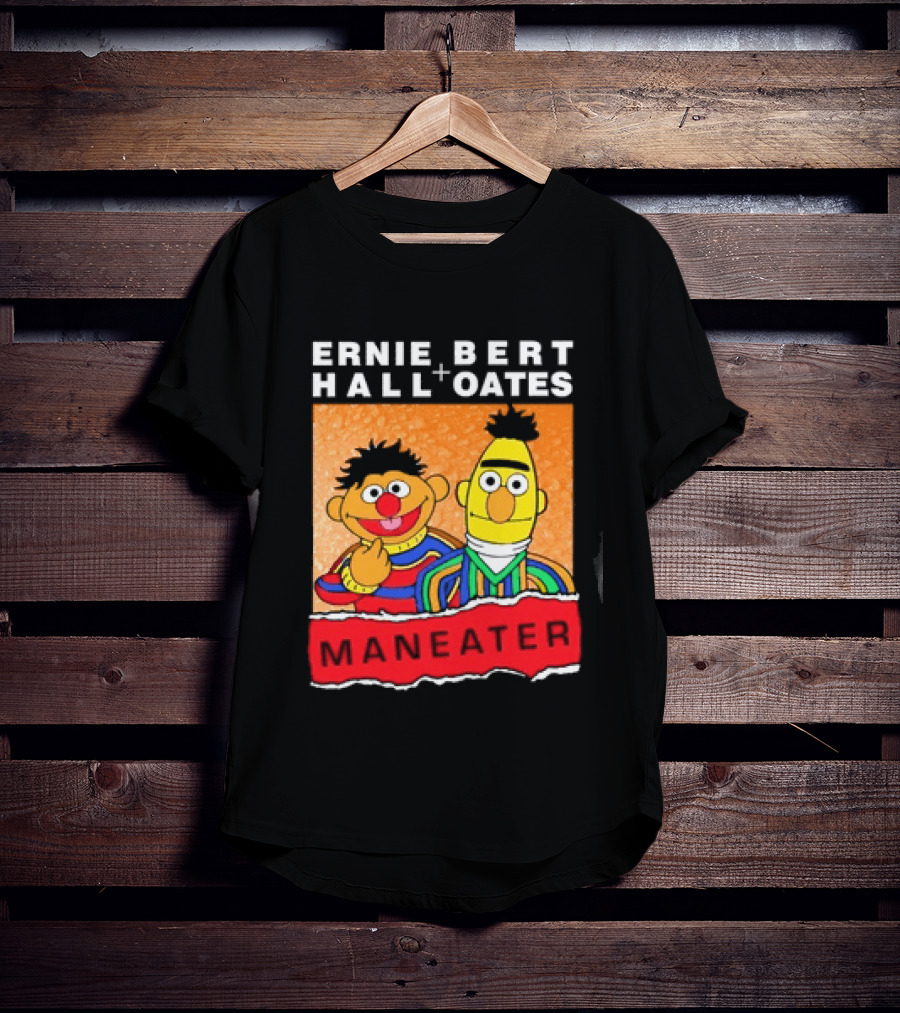 Ernie Bert Hall Oates Maneater Muppets T-Shirt