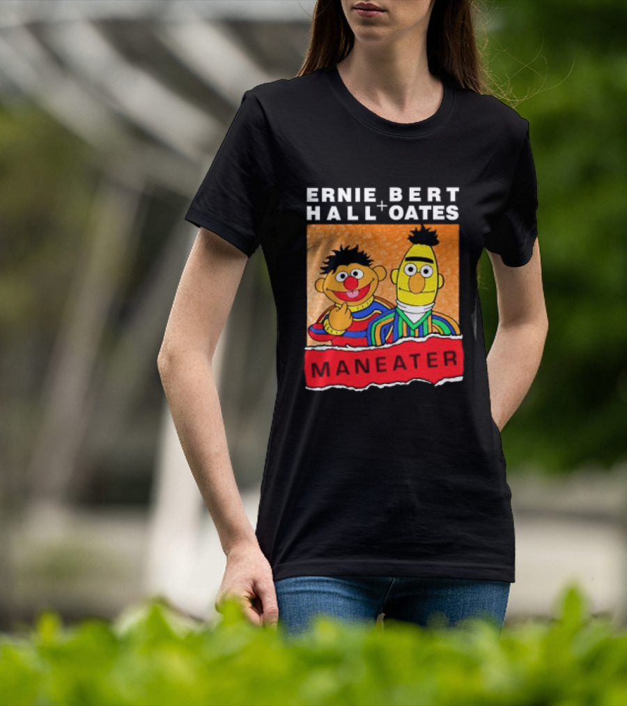 Ernie Bert Hall Oates Maneater Muppets T-Shirt