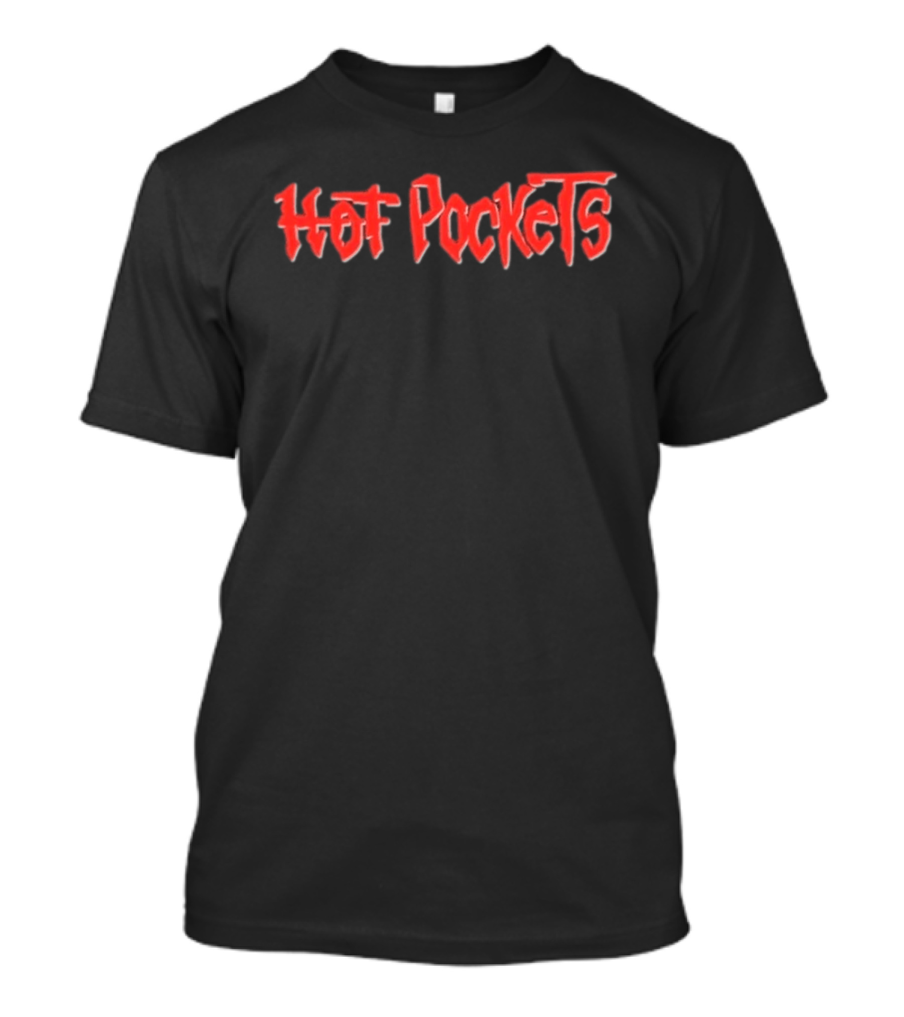 Hot Pockets Logo Red Bold Font T-Shirt