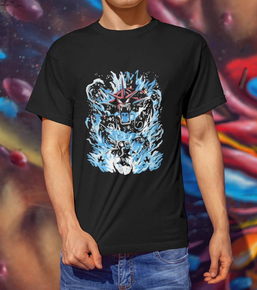 Shiny Rage Water Dragon Splash T-Shirt