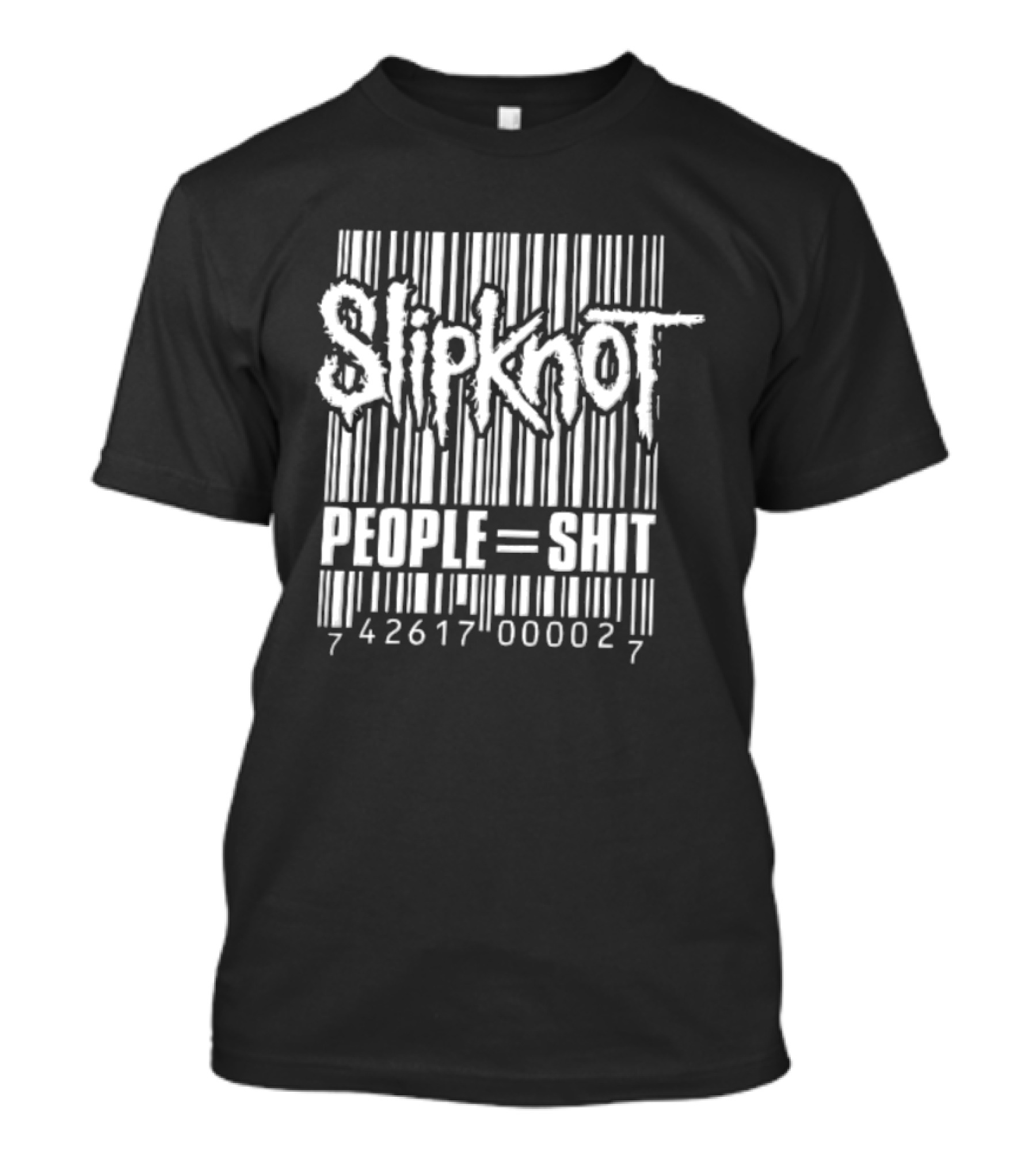 Slipknot People Equals Shit Spiky Barcode 742617000027 T-Shirt