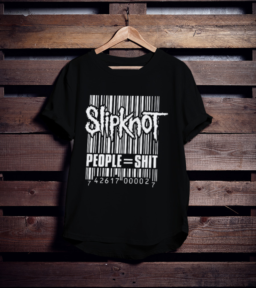 Slipknot People Equals Shit Spiky Barcode 742617000027 T-Shirt