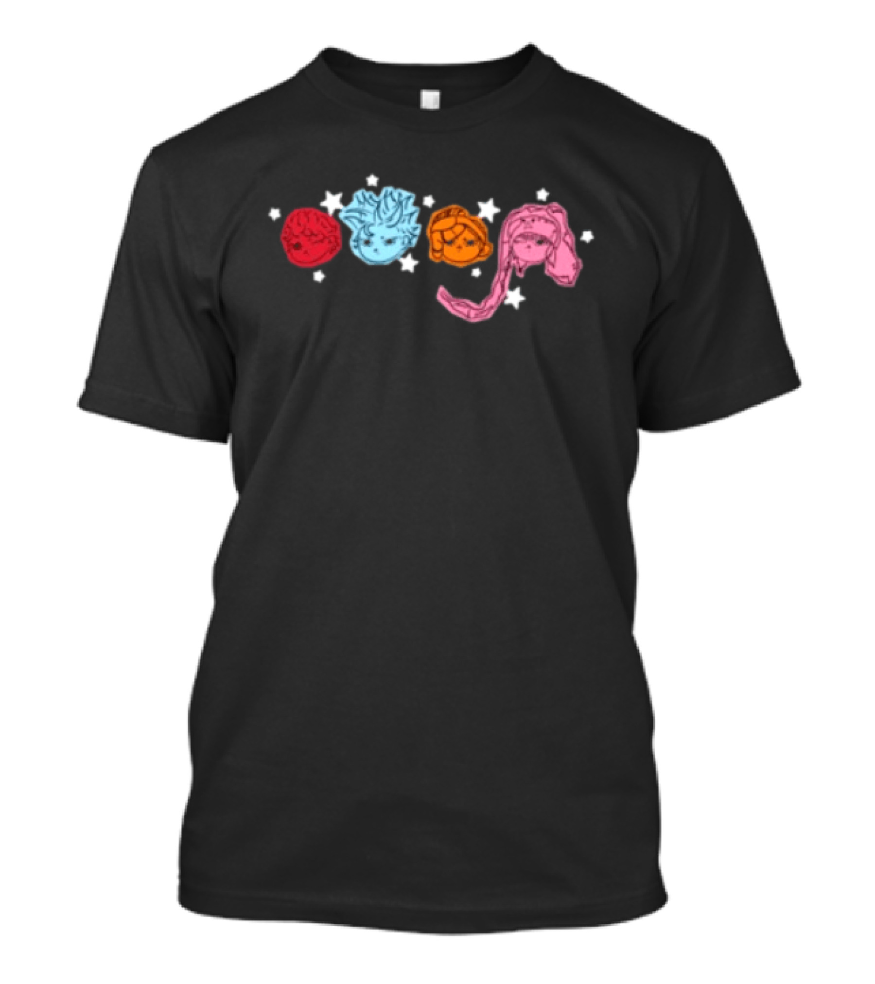 Summer Brothers Store The Band 5SOS Cartoon Heads T-Shirt