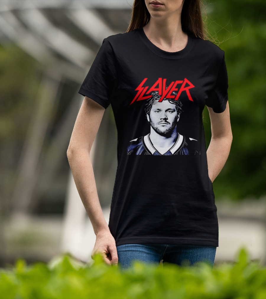 Josh Allen Slayer Buffalo Bills Fan Merchandise T-Shirt
