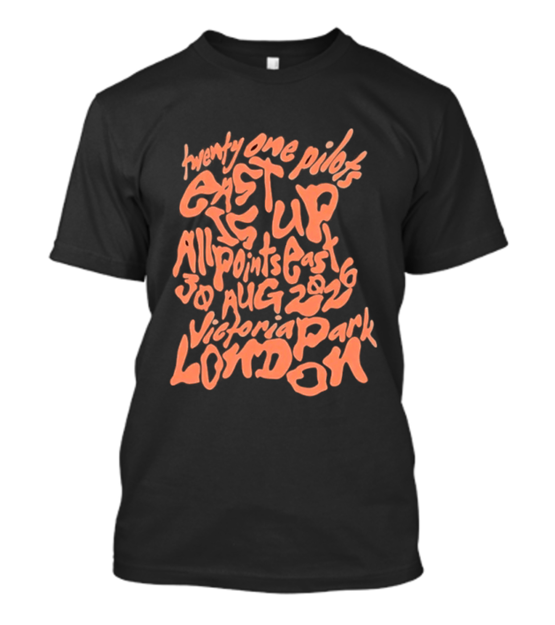 Twenty One Pilots Get Up All Points East 19 Aug 2026 Victoria Park London T-Shirt