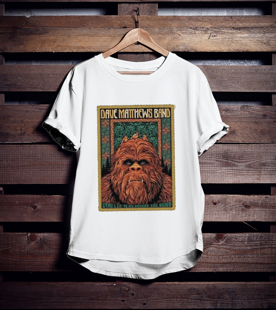 Dave Matthews Band September 5 2026 The Coca Cola Amphitheatre George WA I Go Bigfoot T-Shirt