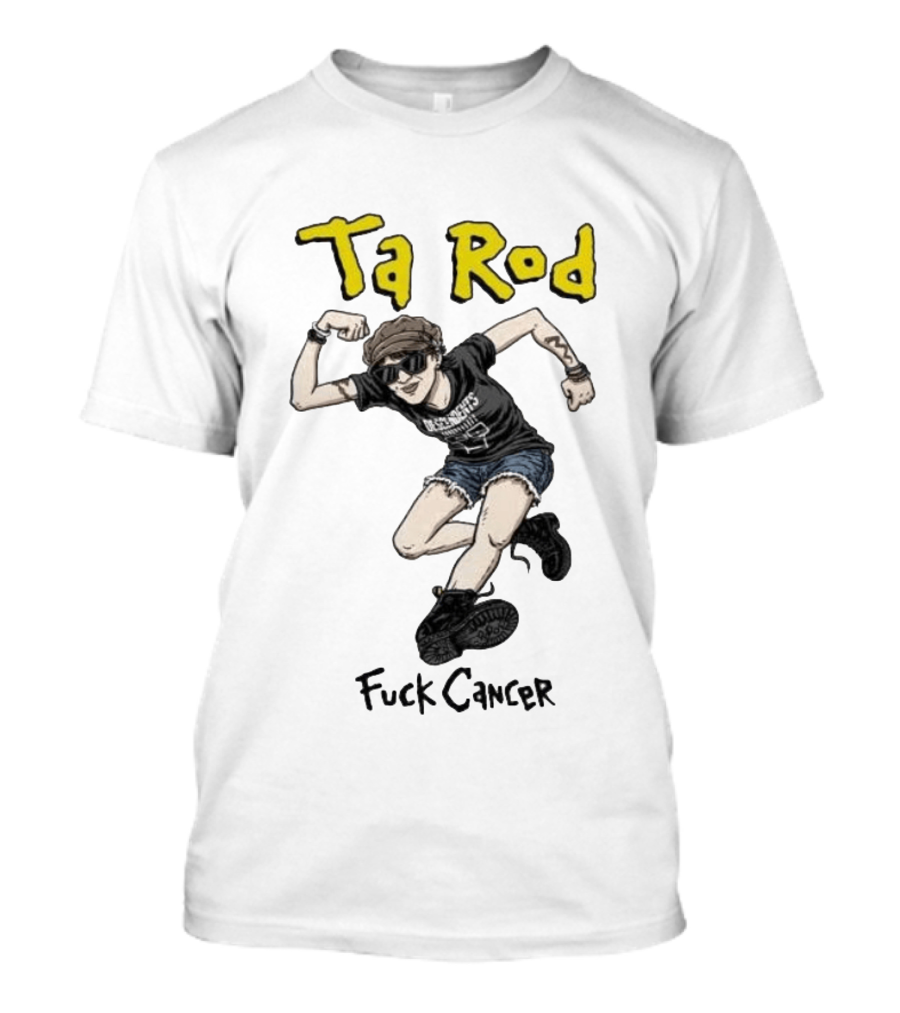 Original Jerks Joey Castillo Ta Rod Fuck Cancer T-Shirt