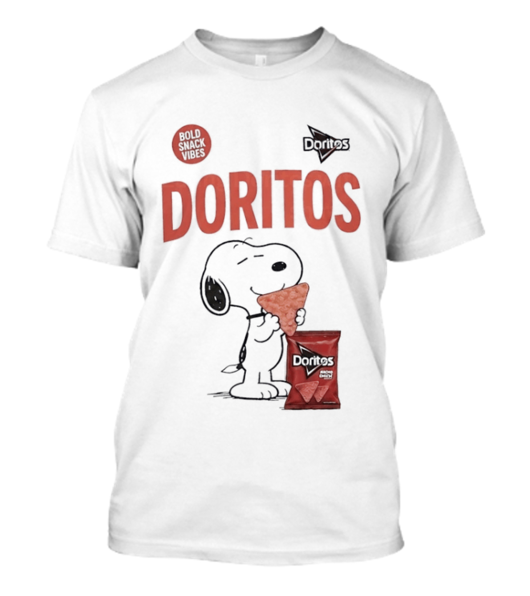 Snoopy Doritos Snack Vibes With Peanuts Cartoon T-Shirt