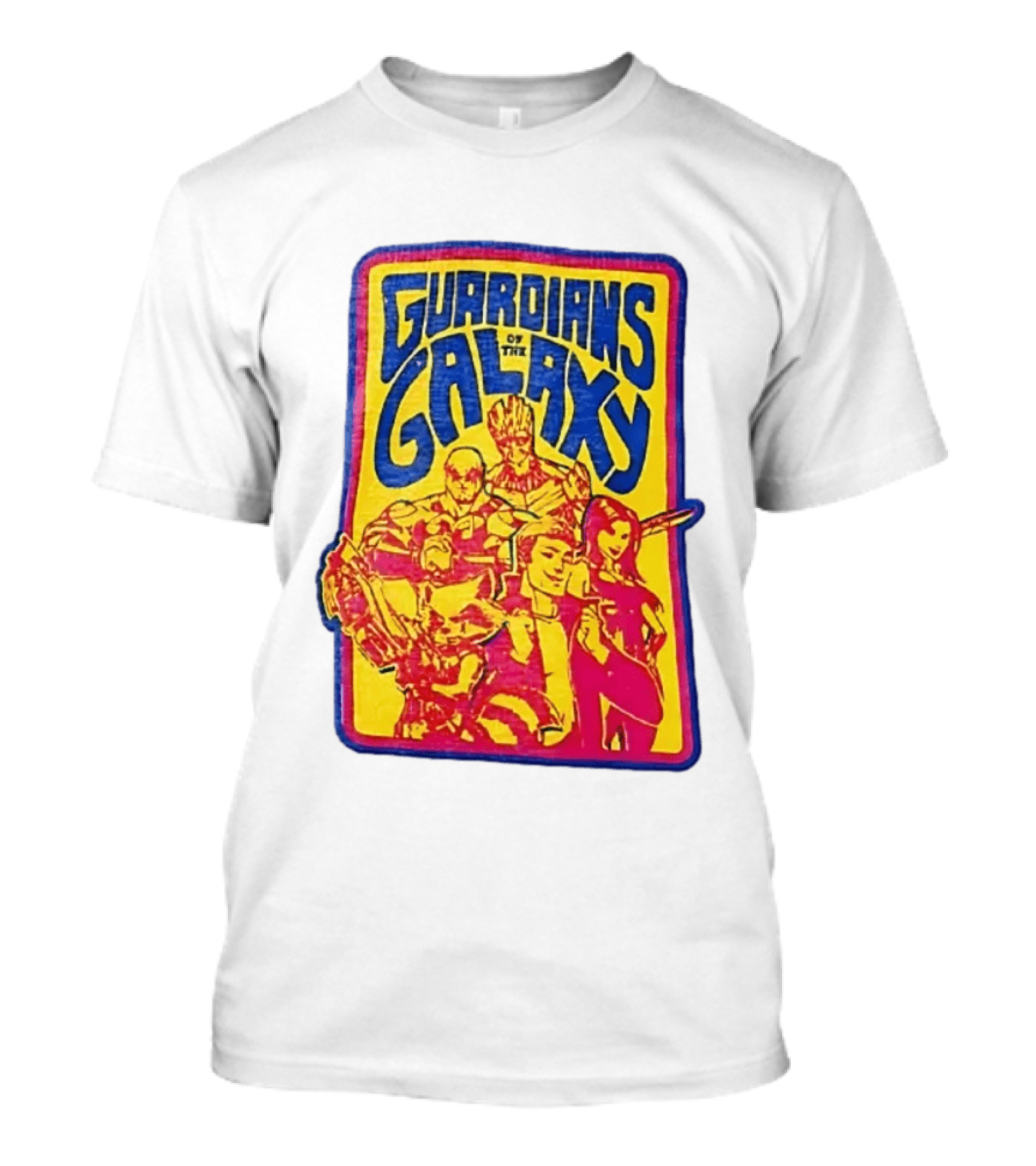 Guardians Of The Galaxy Star Lord Groot Rocket Drax Gamora Marvel T-Shirt
