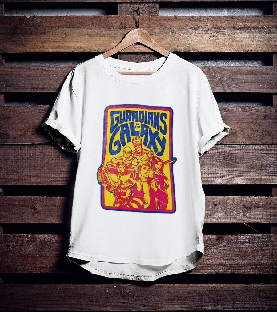 Guardians Of The Galaxy Star Lord Groot Rocket Drax Gamora Marvel T-Shirt