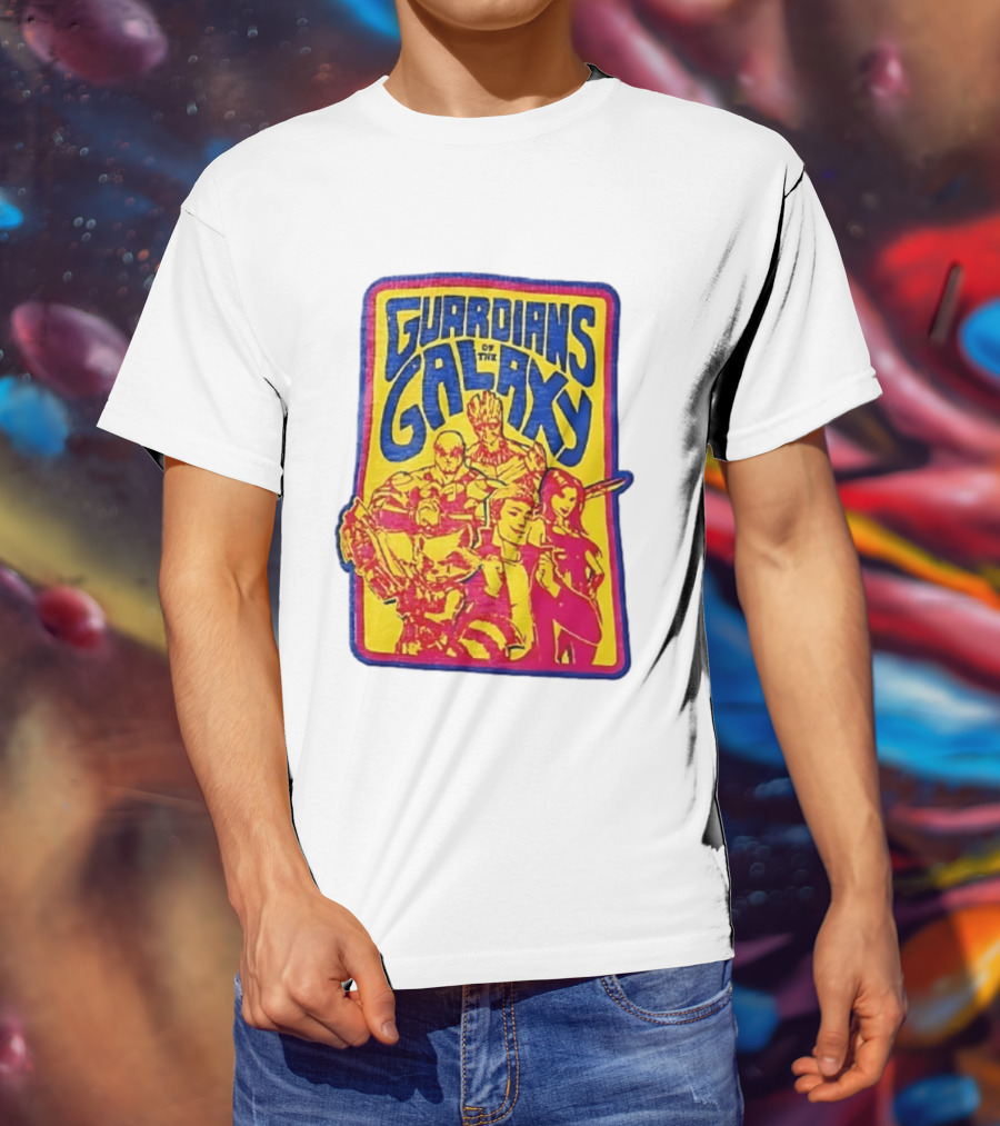 Guardians Of The Galaxy Star Lord Groot Rocket Drax Gamora Marvel T-Shirt