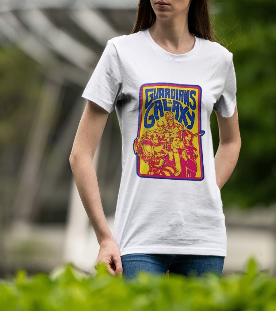 Guardians Of The Galaxy Star Lord Groot Rocket Drax Gamora Marvel T-Shirt