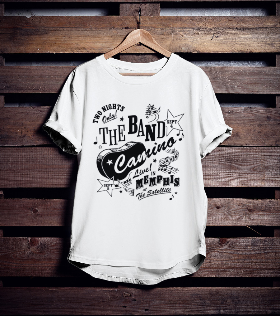 The Band Camino Live In Memphis Two Nights Only T-Shirt