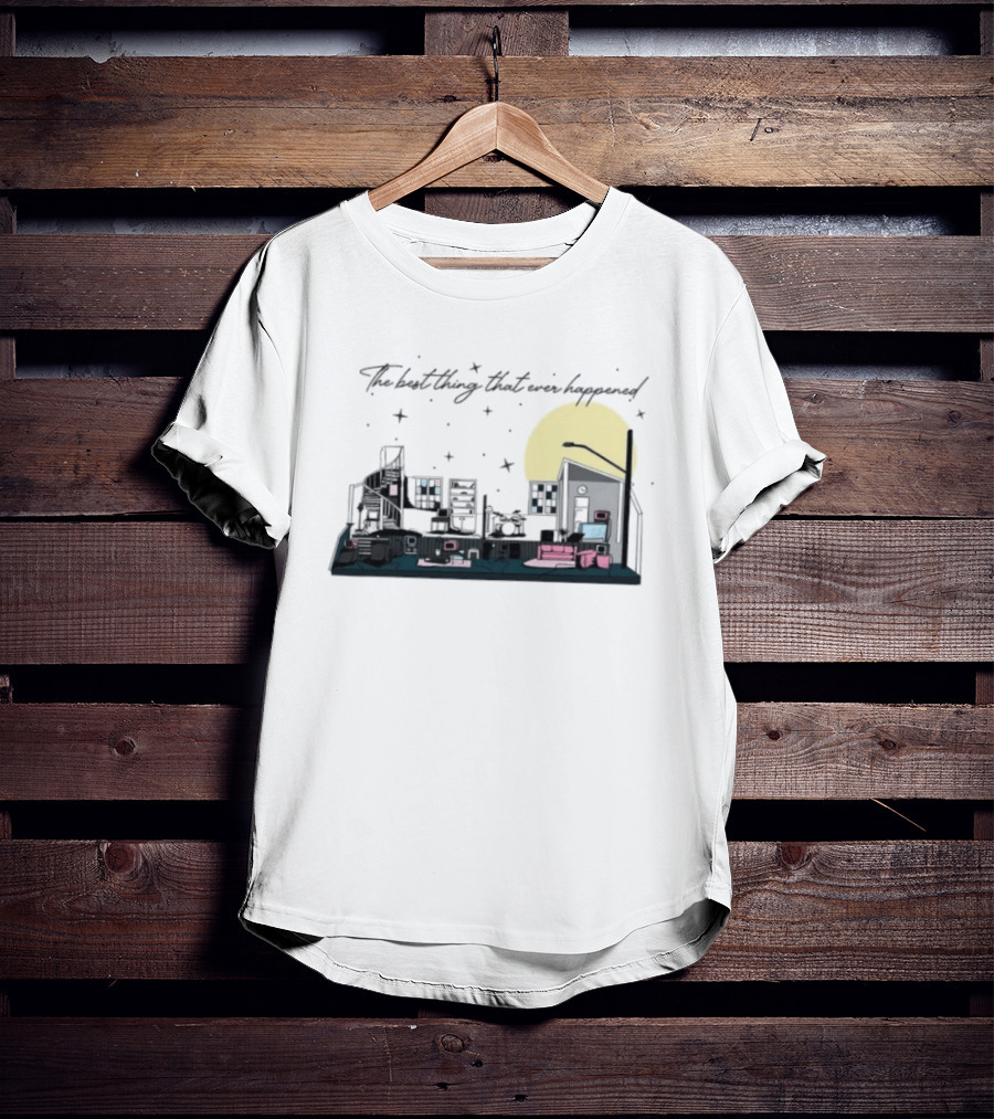 The Best Thing That Ever Happened Cityscape Moon And Stars T-Shirt