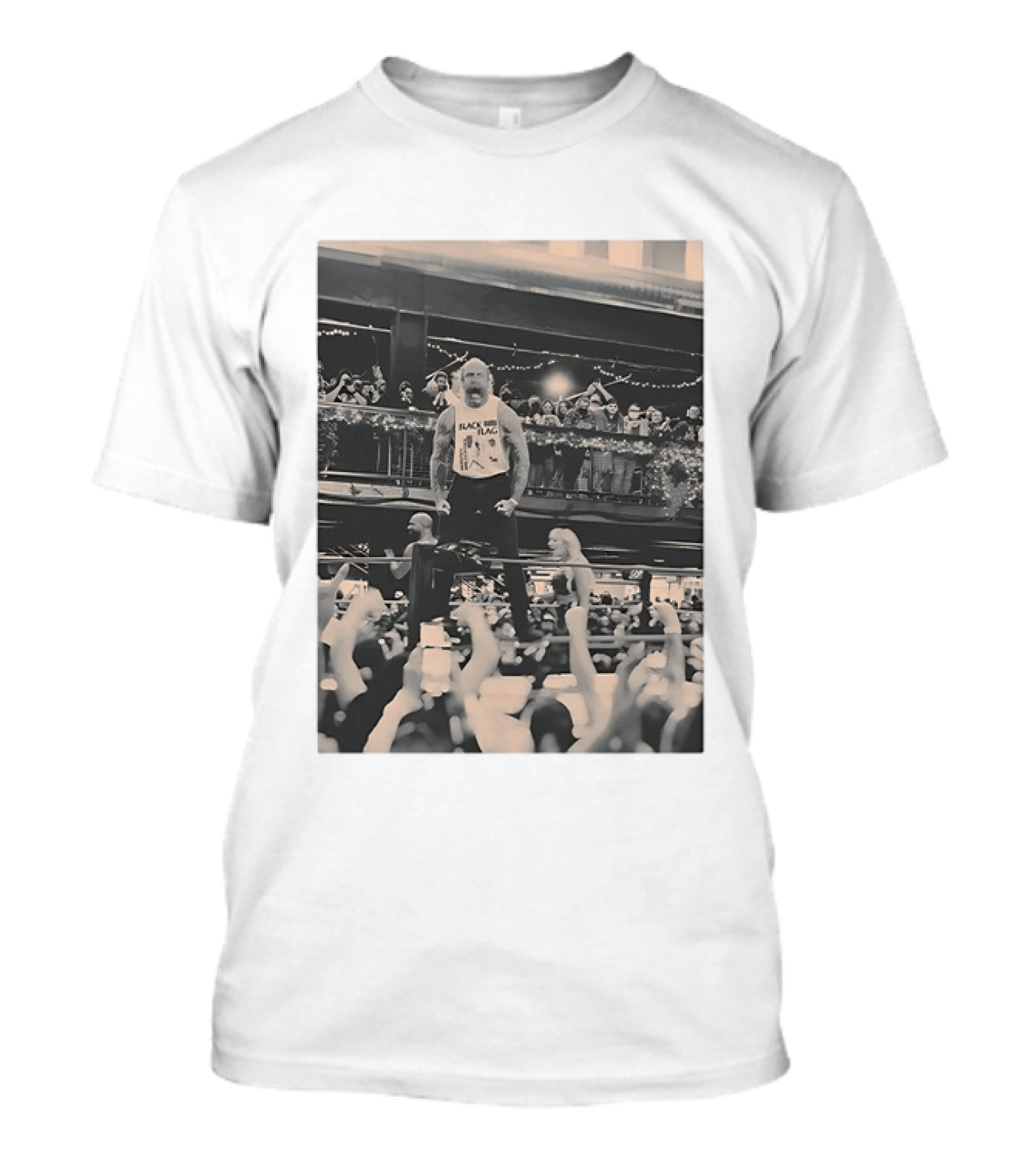 The Butcher Andy Williams Black Flag At TID The Season Photo Wrestling Event T-Shirt