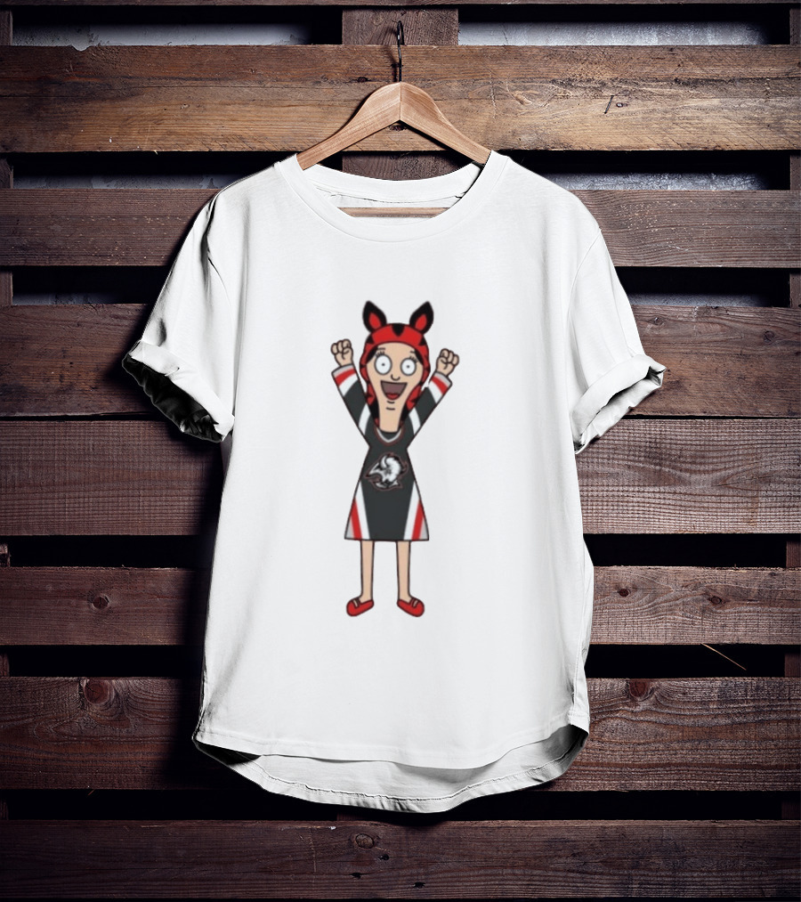 Tina Belcher Buffalo Sabres Bob's Burgers Fan Mashup T-Shirt