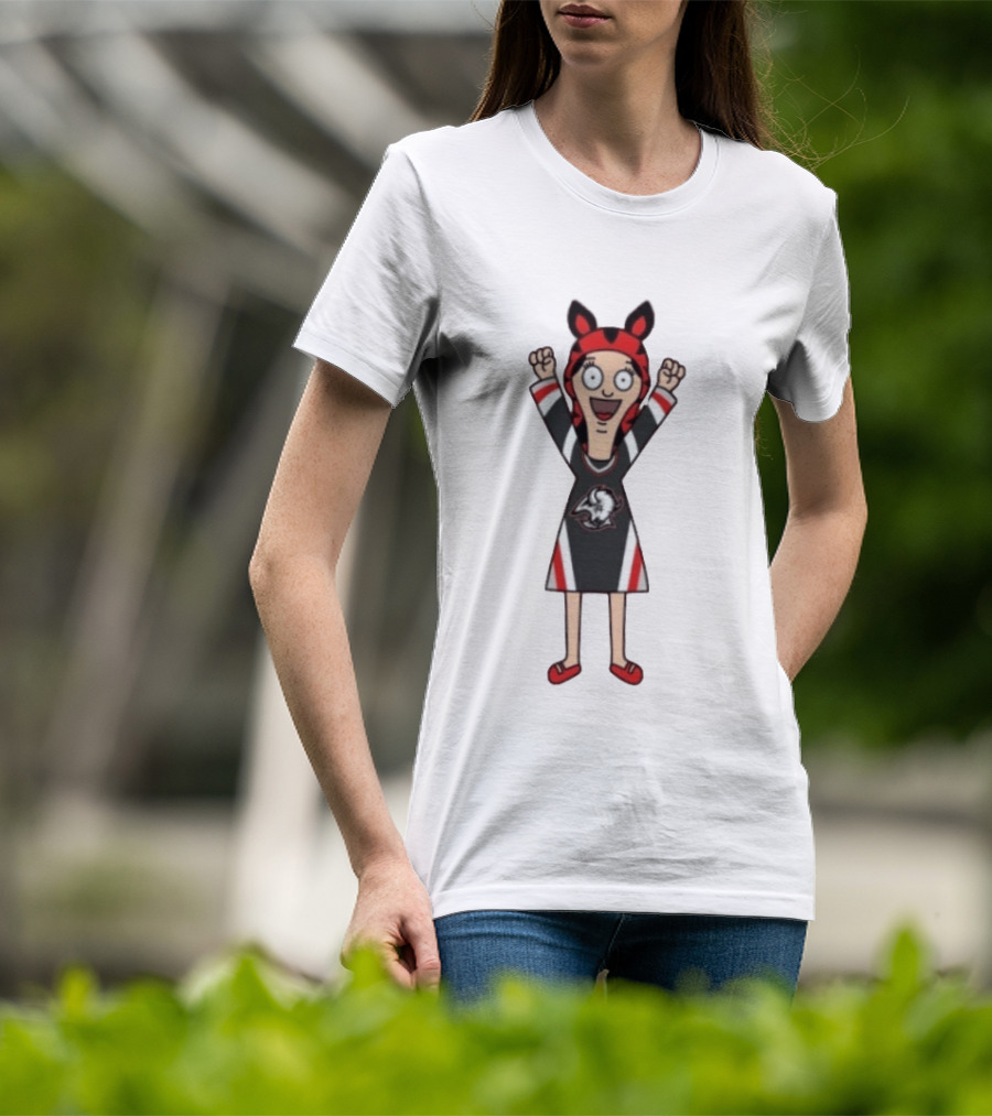 Tina Belcher Buffalo Sabres Bob's Burgers Fan Mashup T-Shirt
