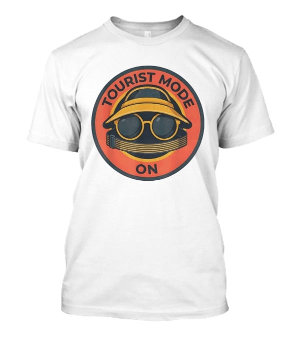 Tourist Mode On Vacation Travel Sightseeing Adventure T-Shirt