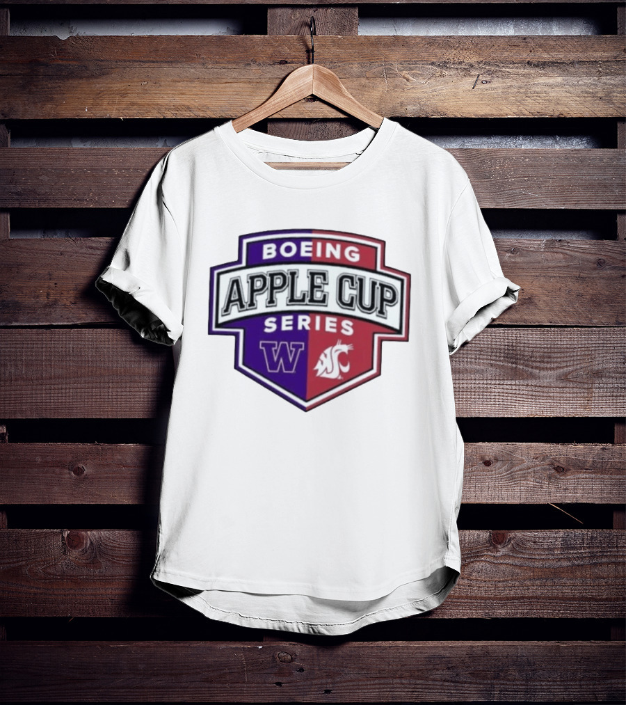 Boeing Apple Cup Series Washington Huskies W Vs Washington State Cougars T-Shirt