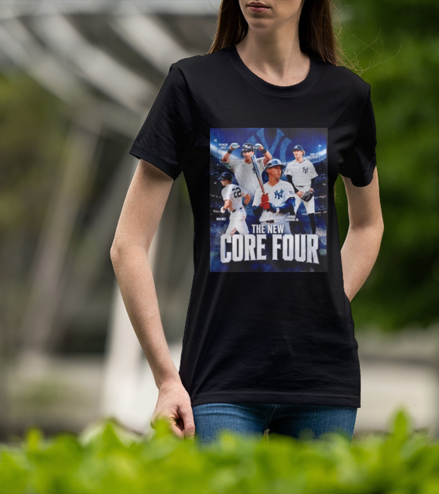 Spencer Jones Ben Rice George Lombard Jr Cam Schlittler The New Core Four NY Yankees T-Shirt