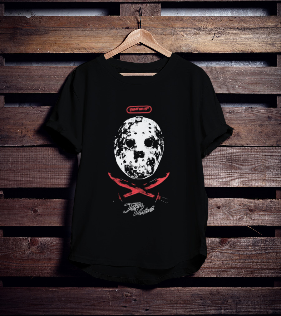 Friday The 13th Jason Voorhees Distressed Mask T-Shirt