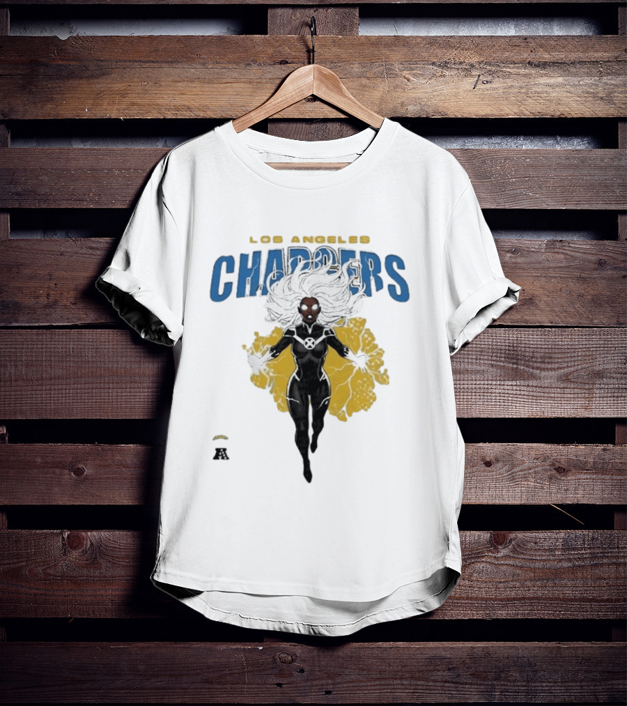 Los Angeles Chargers Storm X Men Marvel T-Shirt