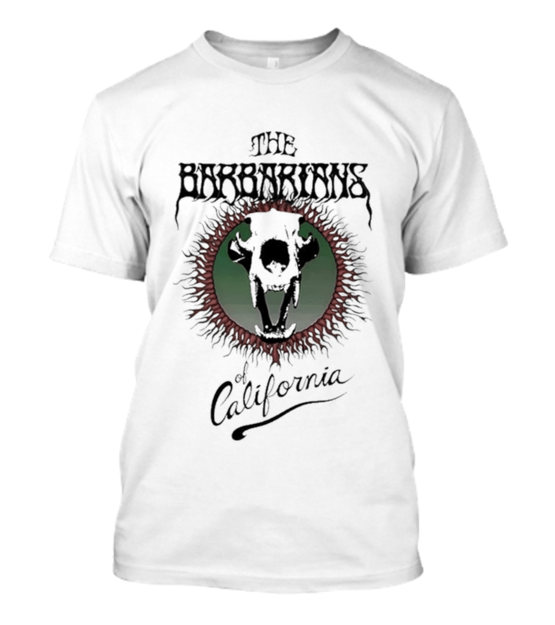 The Barbarians California Bear Skull T-Shirt