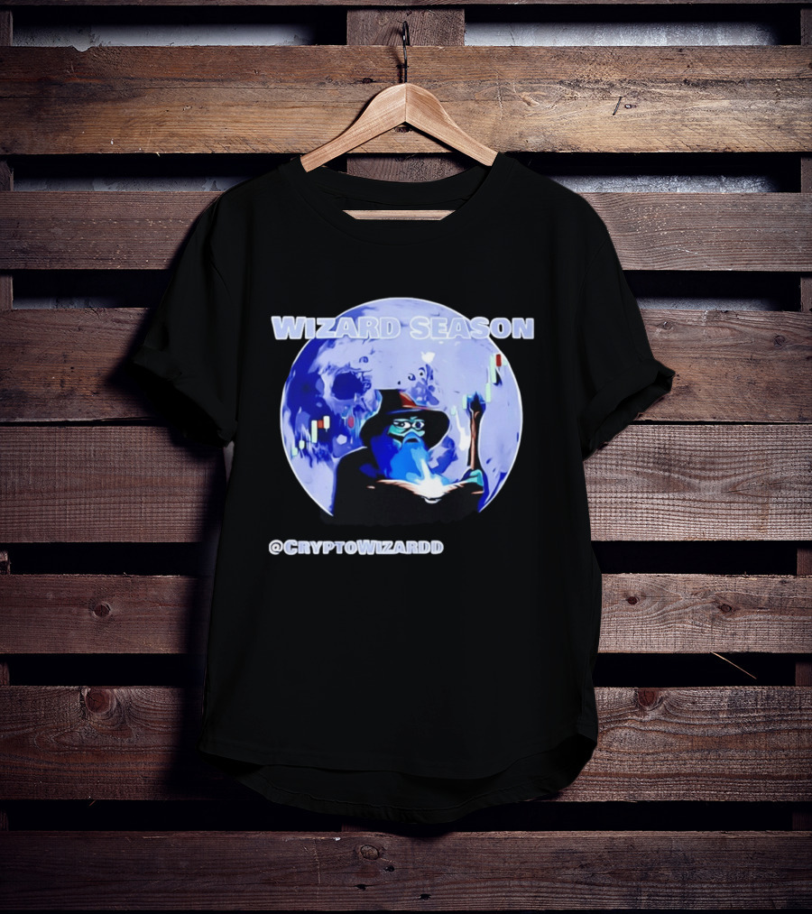 Wizard Season Crypto Trading Bitcoin Wizardry Trend @CryptoWizardd T-Shirt