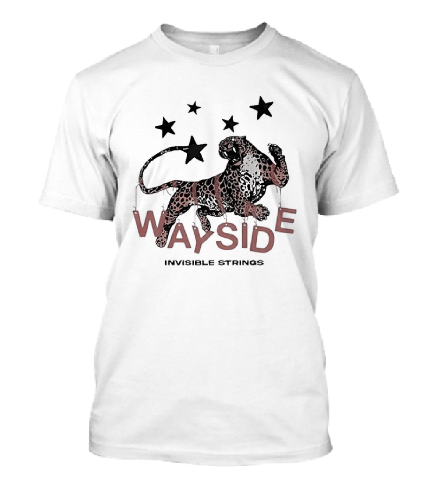 Wayside Invisible Strings Panther Starry Night T-Shirt