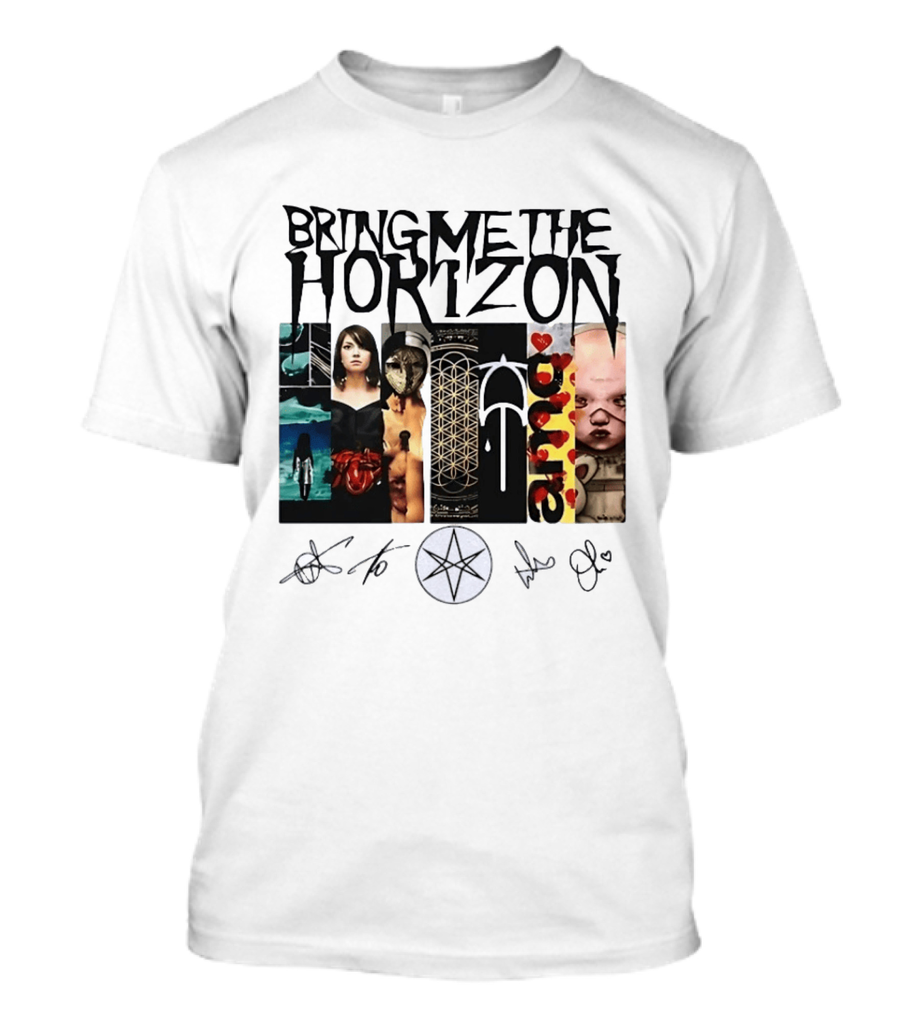 Bring Me The Horizon BMTH Amo Album Art Collage T-Shirt