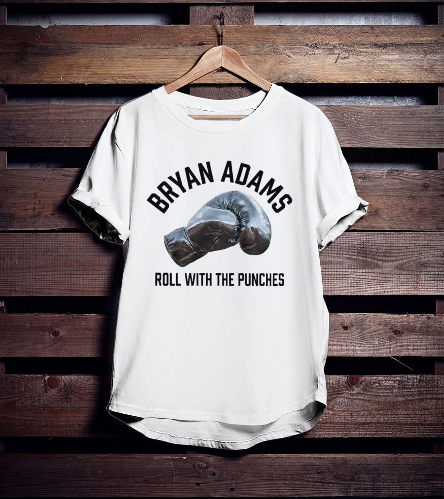 Bryan Adams Roll With The Punches Boxing Glove Music T-Shirt