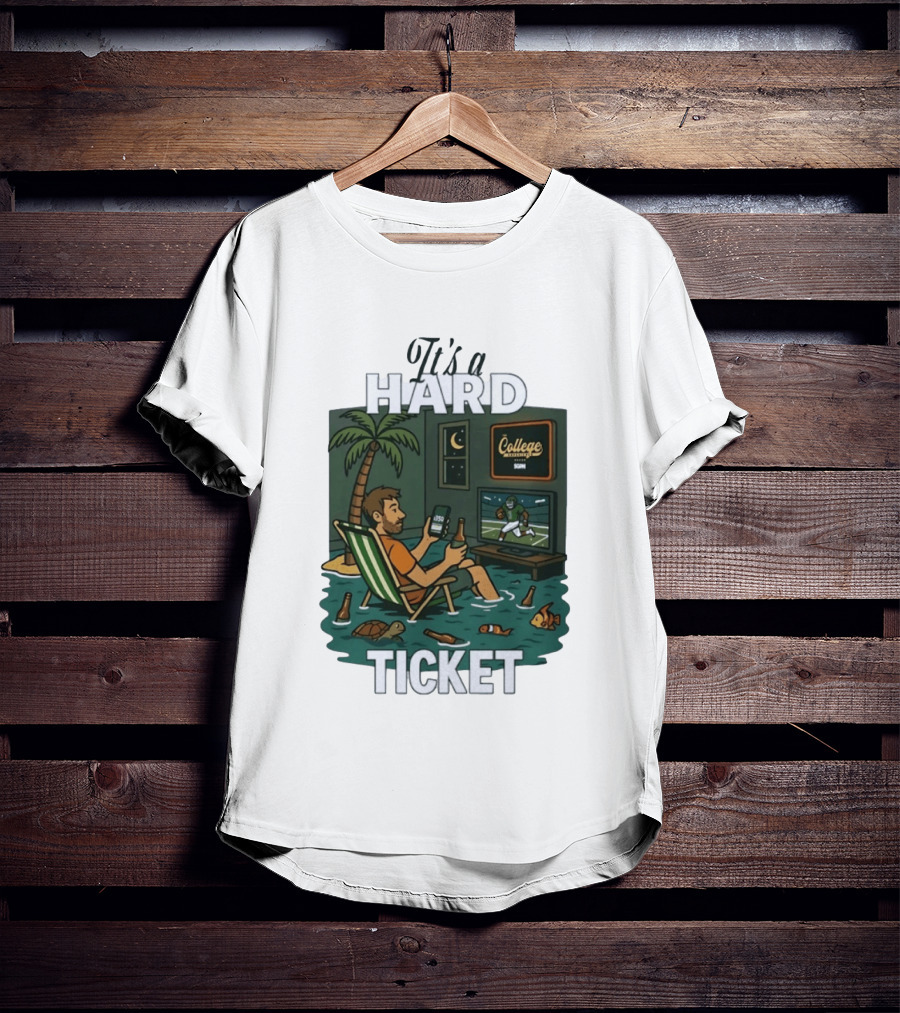 Hard Ticket College Experience SGPN Lifestyle Sports Fan Scene T-Shirt