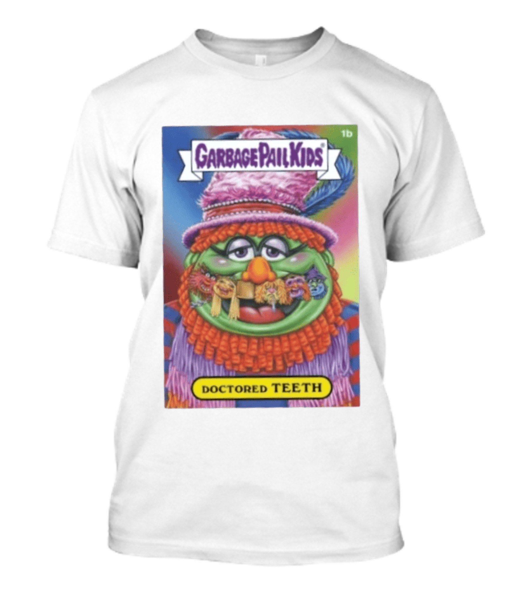 Garbage Pail Kids Doctored Teeth Muppets Mashup T-Shirt