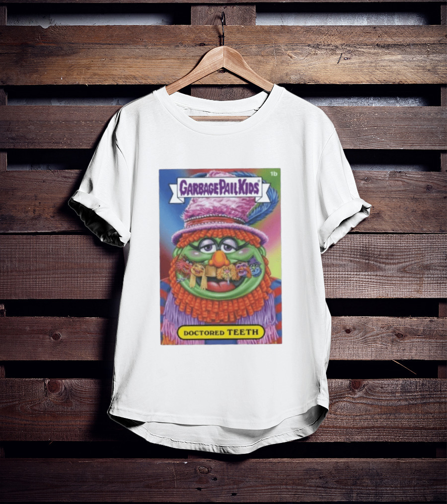 Garbage Pail Kids Doctored Teeth Muppets Mashup T-Shirt